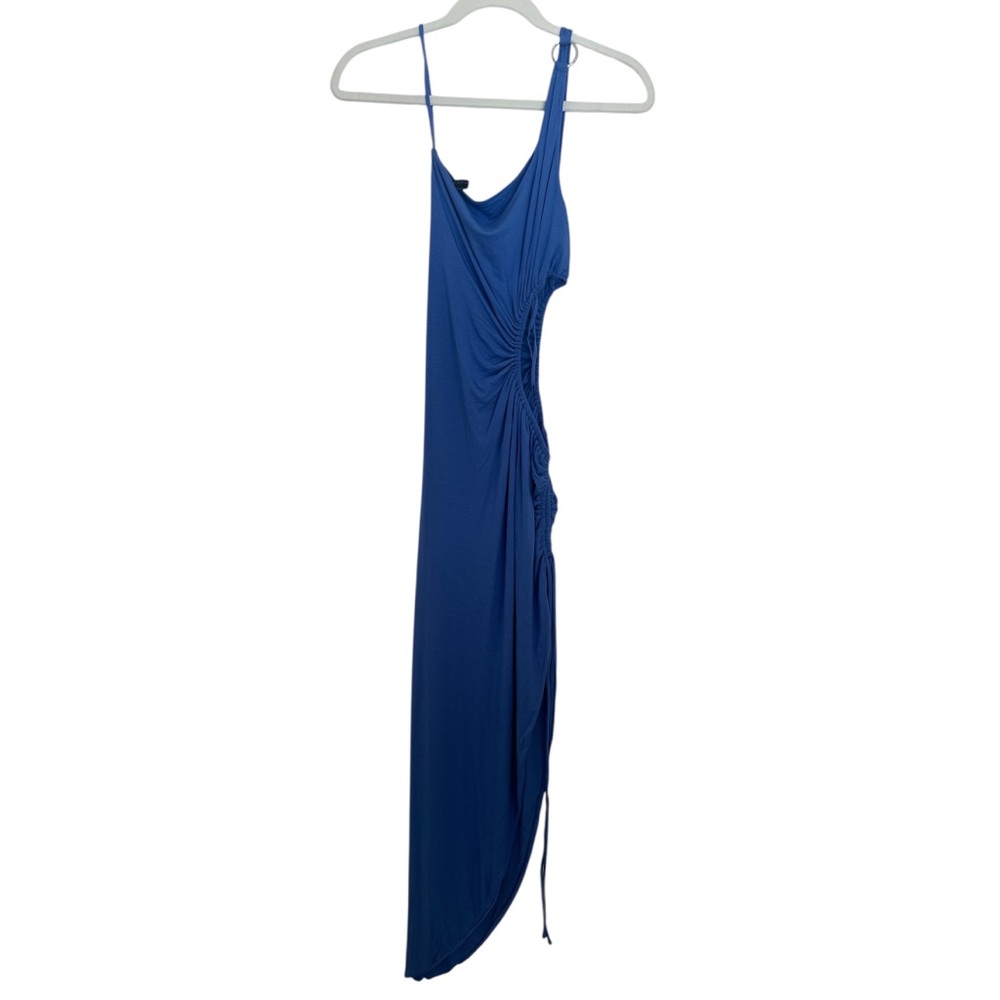 Indah Sydney One Shoulder Blue Dress